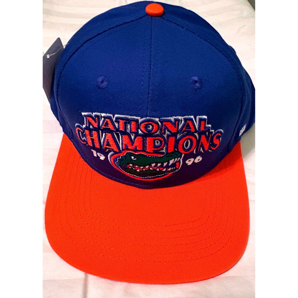 Homefield Florida Gators 1996 National Champions Snapback Hat Blue Orange New